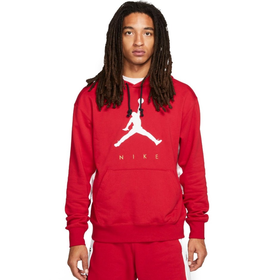 JORDAN M J JMPMN FLC PO HOODIE DA7192-657 Κόκκινο
