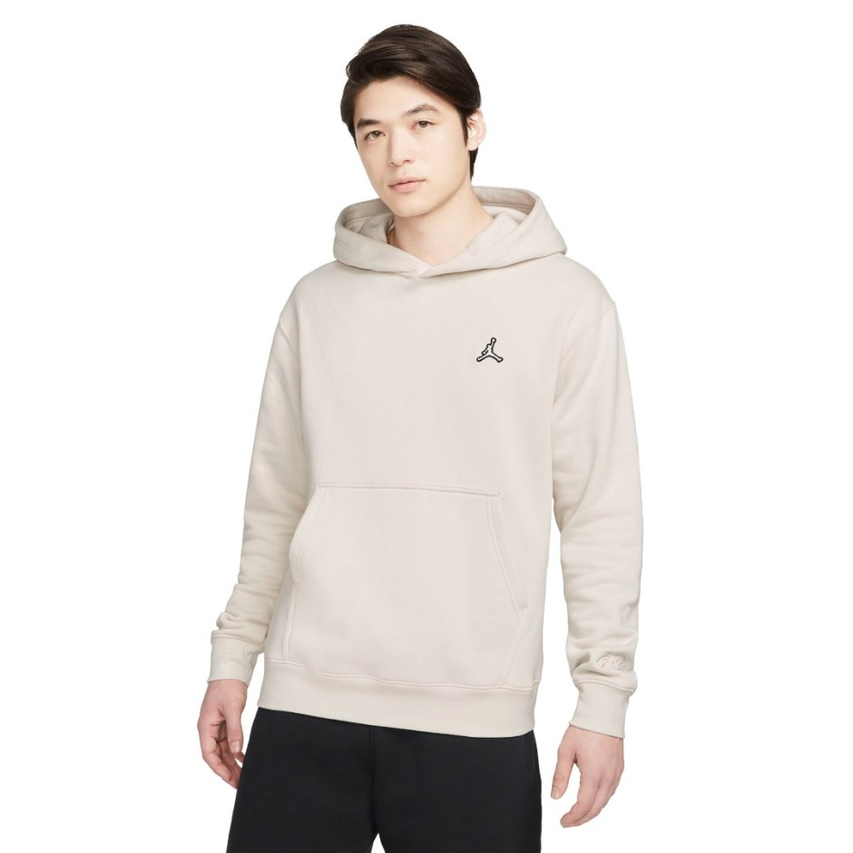 JORDAN ESSENTIALS MEN'S FLEECE PULLOVER HOODIE DA9818-104 Μπέζ