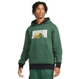 JORDAN SPORT DNA HBR MEN'S FLEECE PULLOVER HOODIE DC9639-333 Green Image 