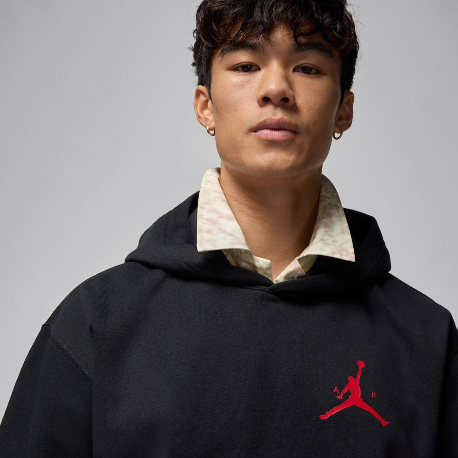 Ανδρικό Φούτερ Μαύρο - Jordan Jumpman Fleece 