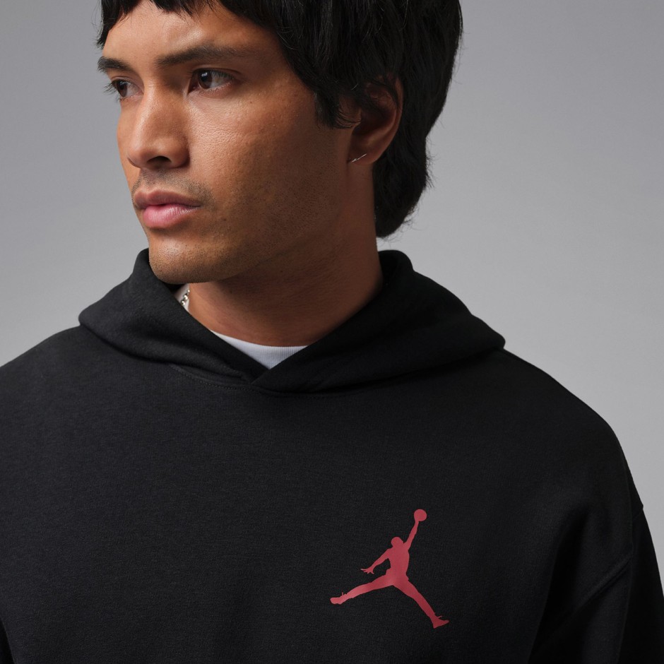 Ανδρικό Φούτερ Μαύρο - Jordan Jumpman Fleece