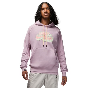 Ανδρική Μπλούζα Φούτερ JORDAN JUMPMAN Ροζ DM1402-501