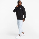 PUMA ESS+ TAPE HOODIE FL 849040-01 Black Image 2