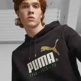 Puma No. 1 Logo Celebration Μαύρο - Ανδρική Μπλούζα Φούτερ Εικόνα 3