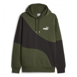 PUMA POWER CAT HOODIE FL 674099-31 Κhaki Image 1