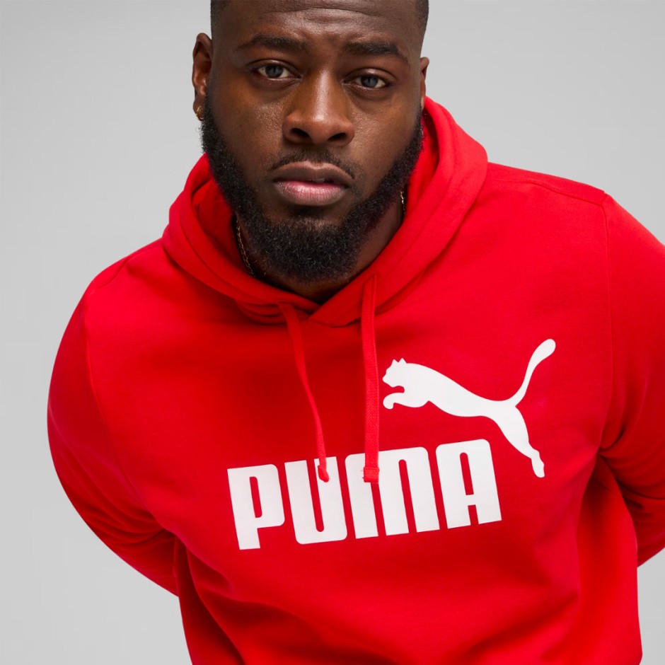 PUMA ESS NO. 1 LOGO HOODIE FL 682570-11 Red