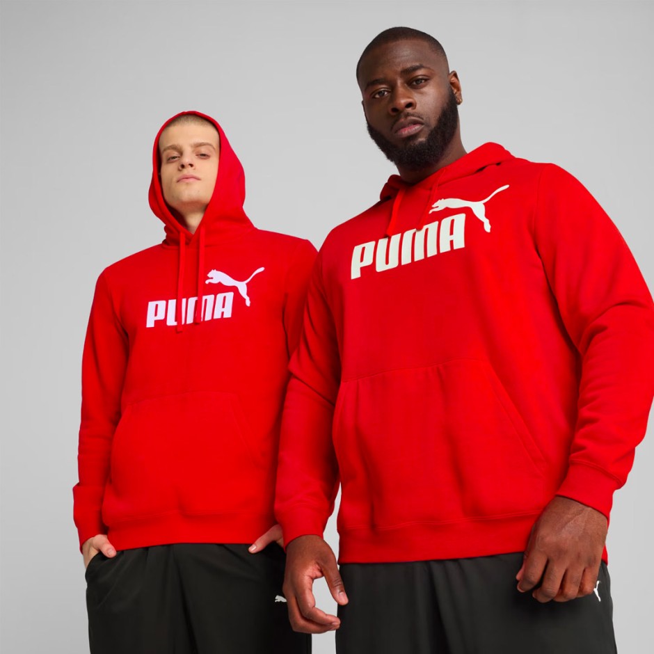 PUMA ESS NO. 1 LOGO HOODIE FL 682570-11 Red