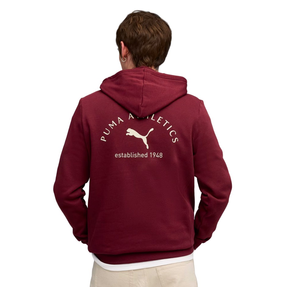 PUMA CLASS GRAPHIC HOODIE FL 688221-96 Βordeaux