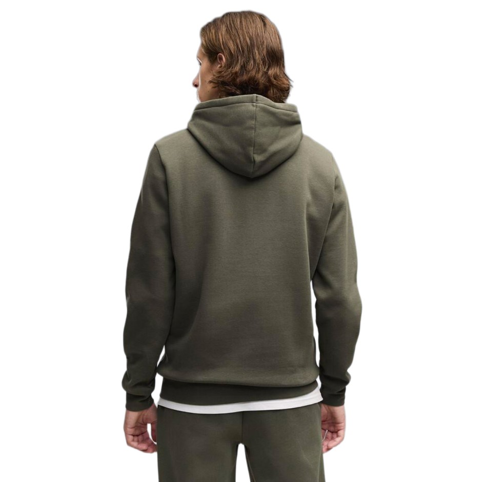 Men's Hoodie Olive - PUMA Essentials No. 1 Logo Fleece
