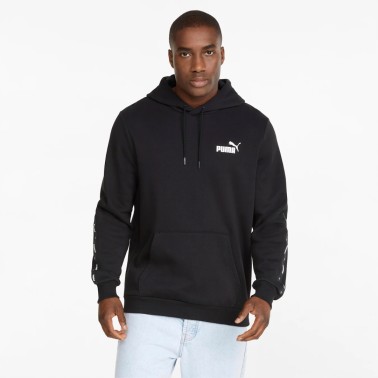 PUMA ESS+ TAPE HOODIE FL 849040-01 Black