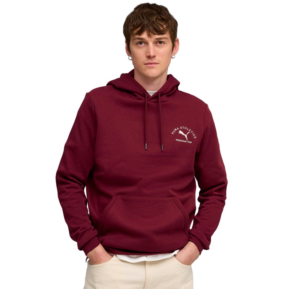 PUMA CLASS GRAPHIC HOODIE FL 688221-96 Βordeaux