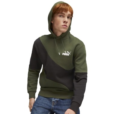 PUMA POWER CAT HOODIE FL 674099-31 Κhaki