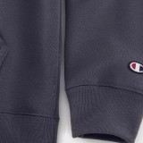 Champion Embroidered Script Logo Ανθρακί - Ανδρική Μπλούζα Φούτερ  Εικόνα 2