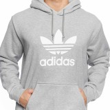 adidas Originals TREFOIL HOODIE DT7963 Γκρί