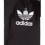 adidas Originals TREFOIL HOODIE DT7964 Black Image 1