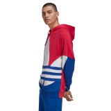 adidas Originals BIG TREFOIL OUTLINE COLORBLOCK HOODIE GE6226 Colorful Image 3