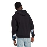 adidas Originals ADICOLOR TRICOLOR TREFOIL HOODIE GN3570 Black Image 0