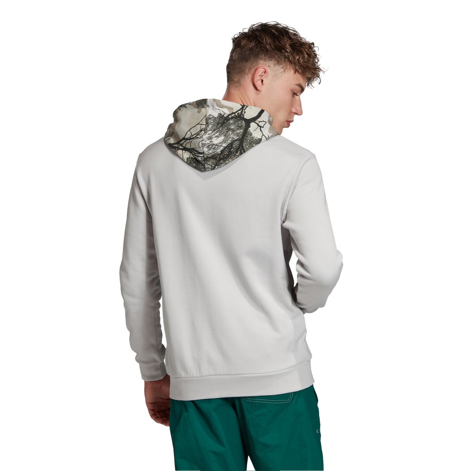 adidas Performance CAMO HOODIE GD5955 Γκρί