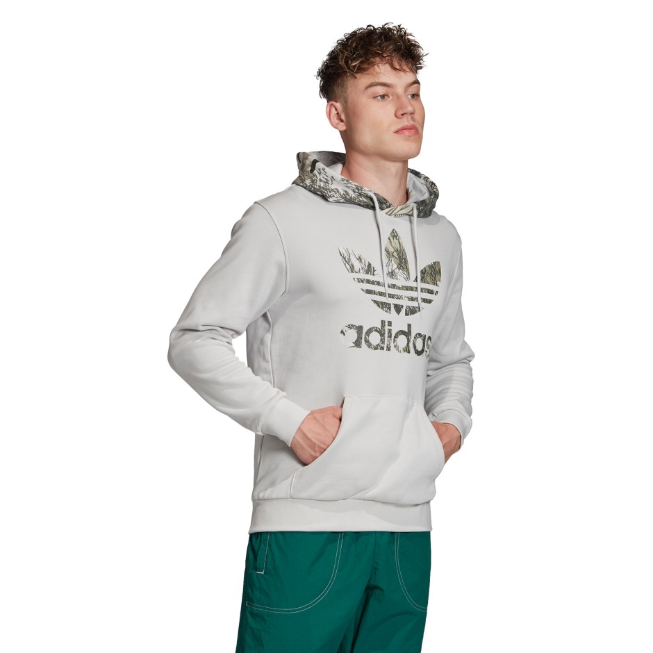 adidas Performance CAMO HOODIE GD5955 Γκρί