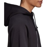 adidas Originals BIG TREFOIL OUTLINE HOODIE GE0823 Black Image 2