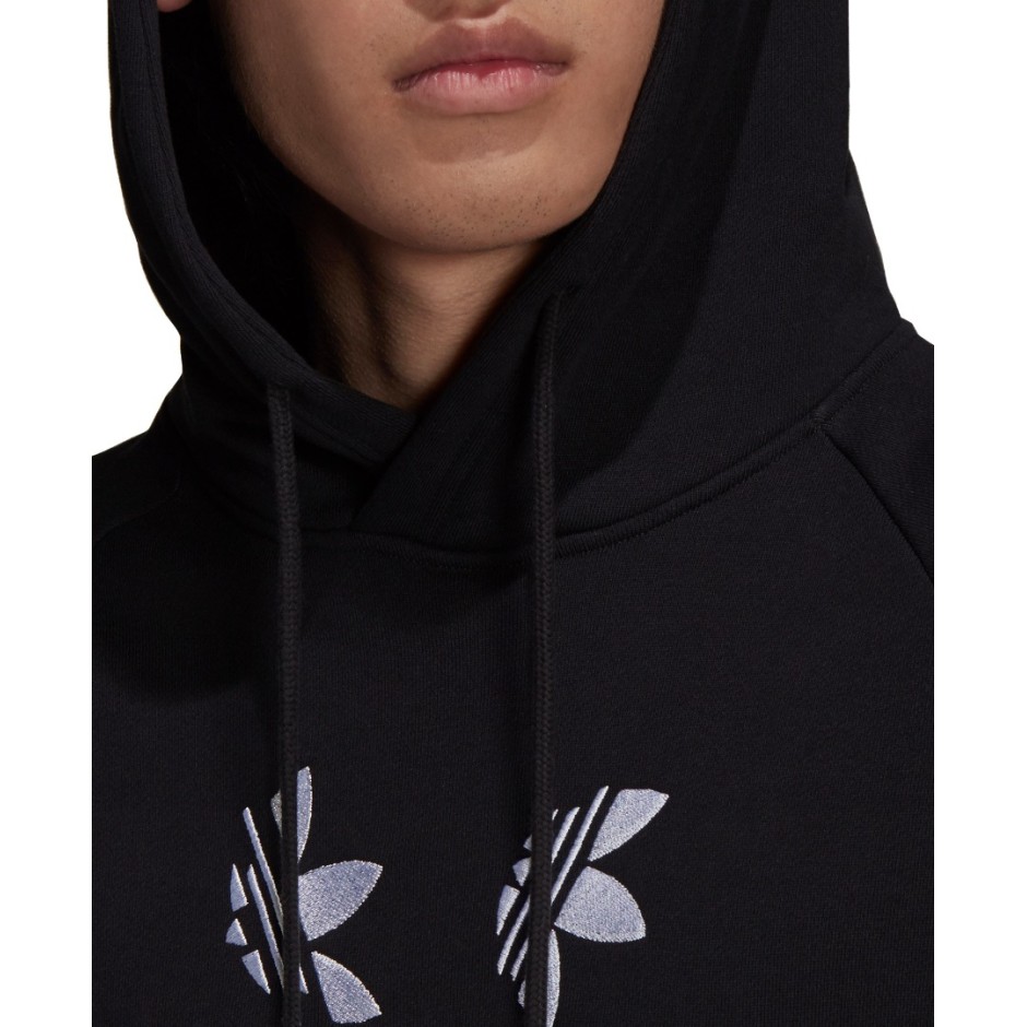 adidas Originals ADICOLOR SHATTERED TREFOIL HOODIE H37736 Black