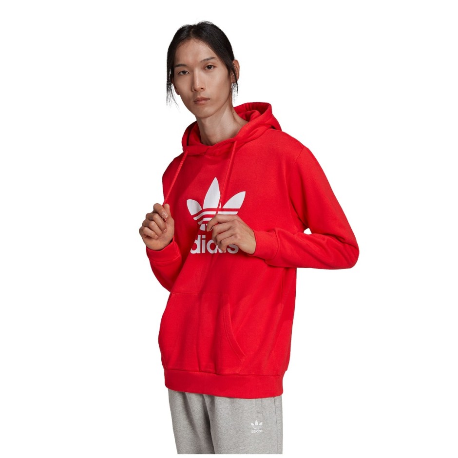Adicolor cotton cheap trefoil hoodie