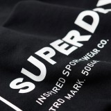 Superdry Utility Sport Logo Μαύρο - Ανδρική Μπλούζα Φούτερ Εικόνα 2