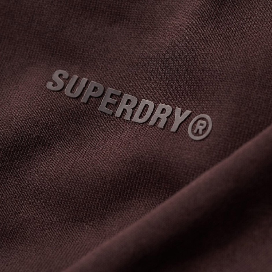 SUPERDRY OVERDYED LOGO LOOSE CREW M2013093A-8PZ Brown