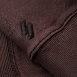 Superdry Overdyed Logo Καφέ - Ανδρική Μακρυμάνικη Μπλούζα Εικόνα 2