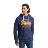 SUPERDRY D1 VINTAGE LOGO HERITAGE HOOD M2012063A-JUA Blue Image 