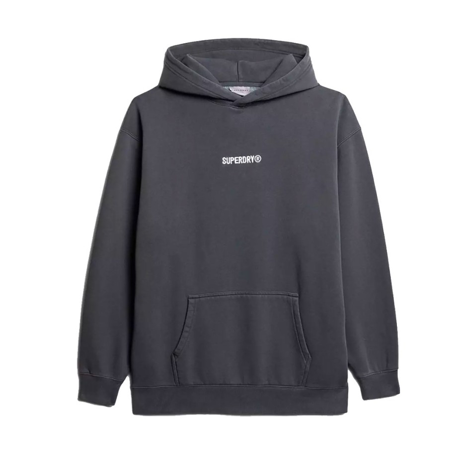 Ανδρικό Φούτερ Μπλε - Superdry Micro Logo Graphic