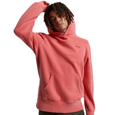 SUPERDRY WASHED HOODIE M2012362A-RXG Red