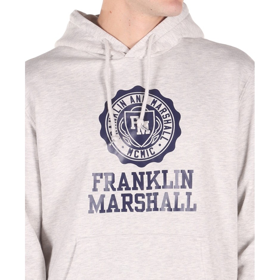 FRANKLIN MARSHALL BRUSHED COTTON FLEECE JM5018.000.2004P01-M01 Grey