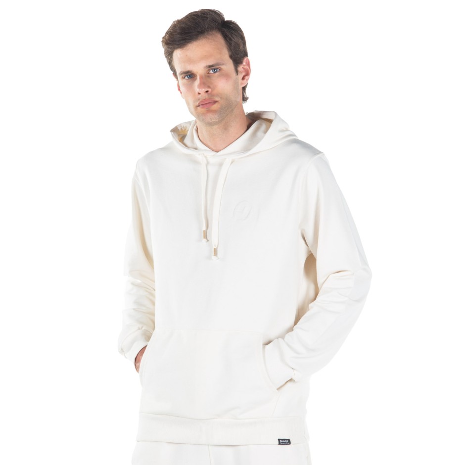 DISTRICT75 UNISEX ECO-FRIENDLY HOODIE 221MHO-100-092 Ecru