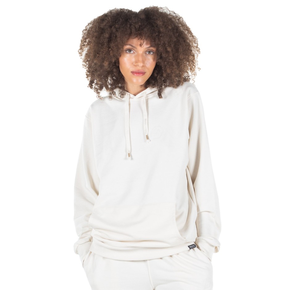 DISTRICT75 UNISEX ECO-FRIENDLY HOODIE 221MHO-100-092 Ecru