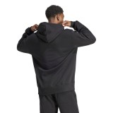 adidas Sportswear All SZN Fleece Μαύρο - Ανδρική Μπλούζα Φούτερ Με Κουκούλα Εικόνα 0