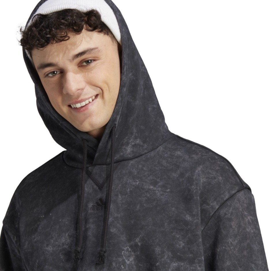 adidas Sportswear ALL SZN GARMENT-WASH HOODIE Μαύρο