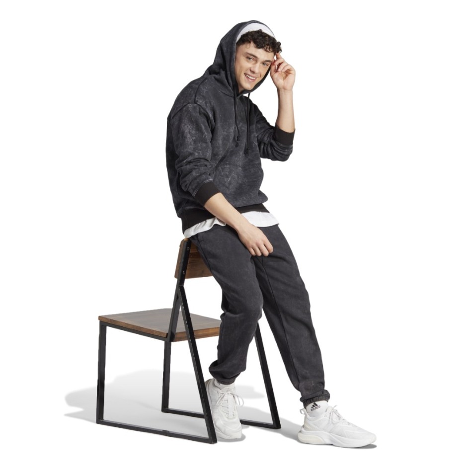 adidas Sportswear ALL SZN GARMENT-WASH HOODIE Μαύρο