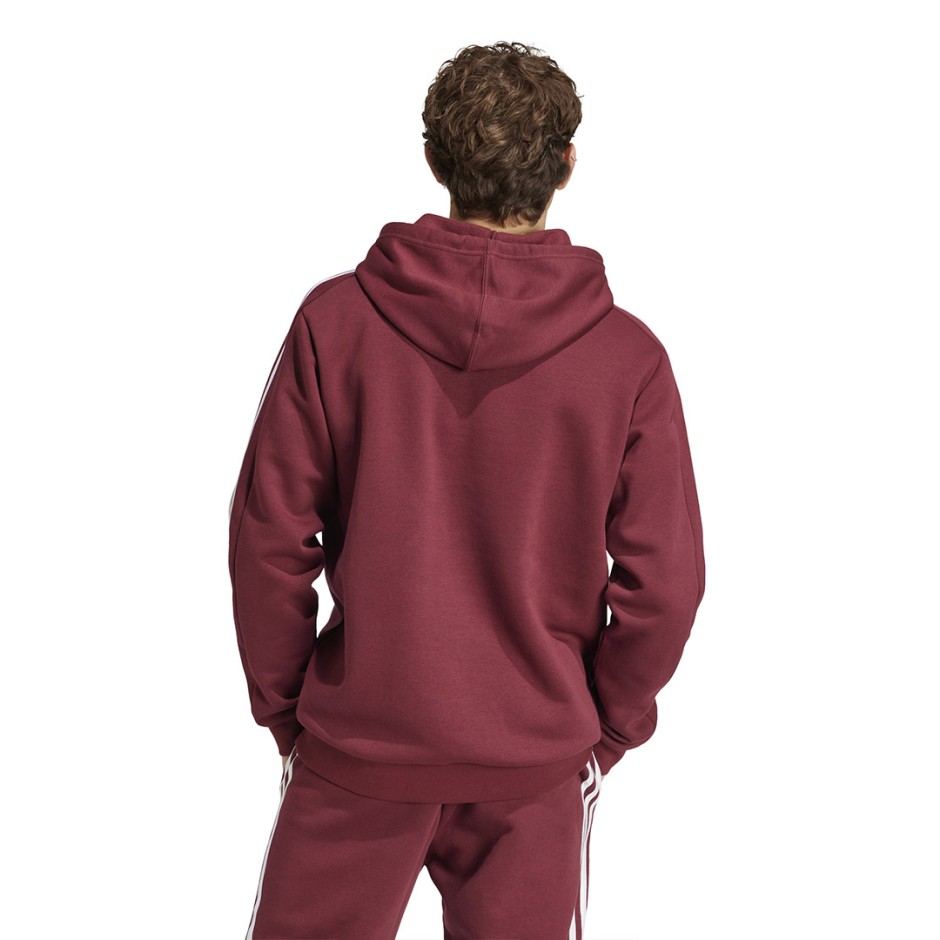 Ανδρικό Φούτερ Μπορντό - adidas Sportswear Essentials Fleece 3-Stripes