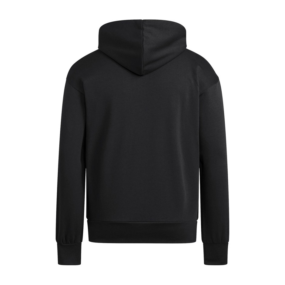 Men's Hoodie Black - adidas Sportswear Essentials Feelcozy Fleece