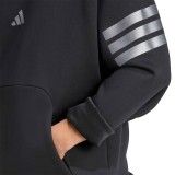 Ανδρικό Φούτερ Μαύρο - adidas Sportswear Future Icons 3-Stripes Εικόνα 3
