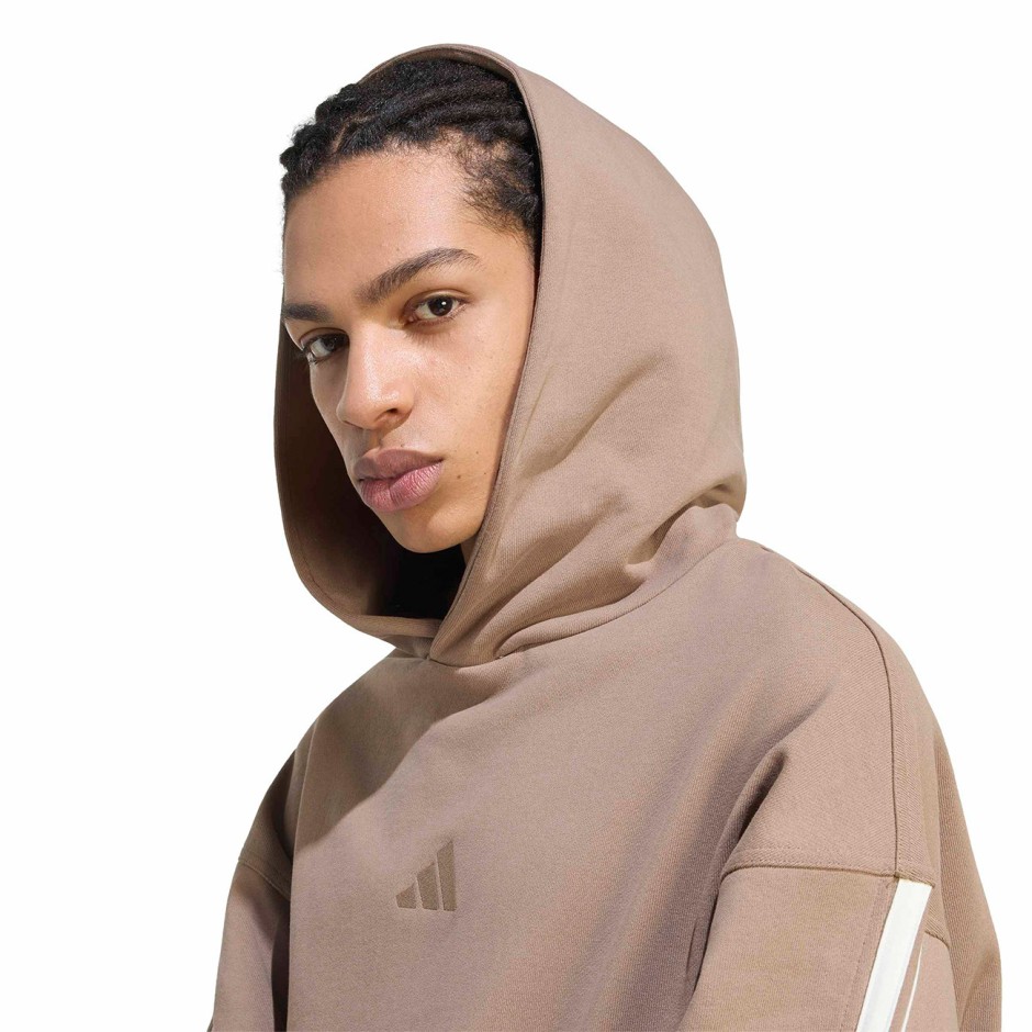 Ανδρικό Φούτερ Χακί - adidas Sportswear KIT 3-Stripes