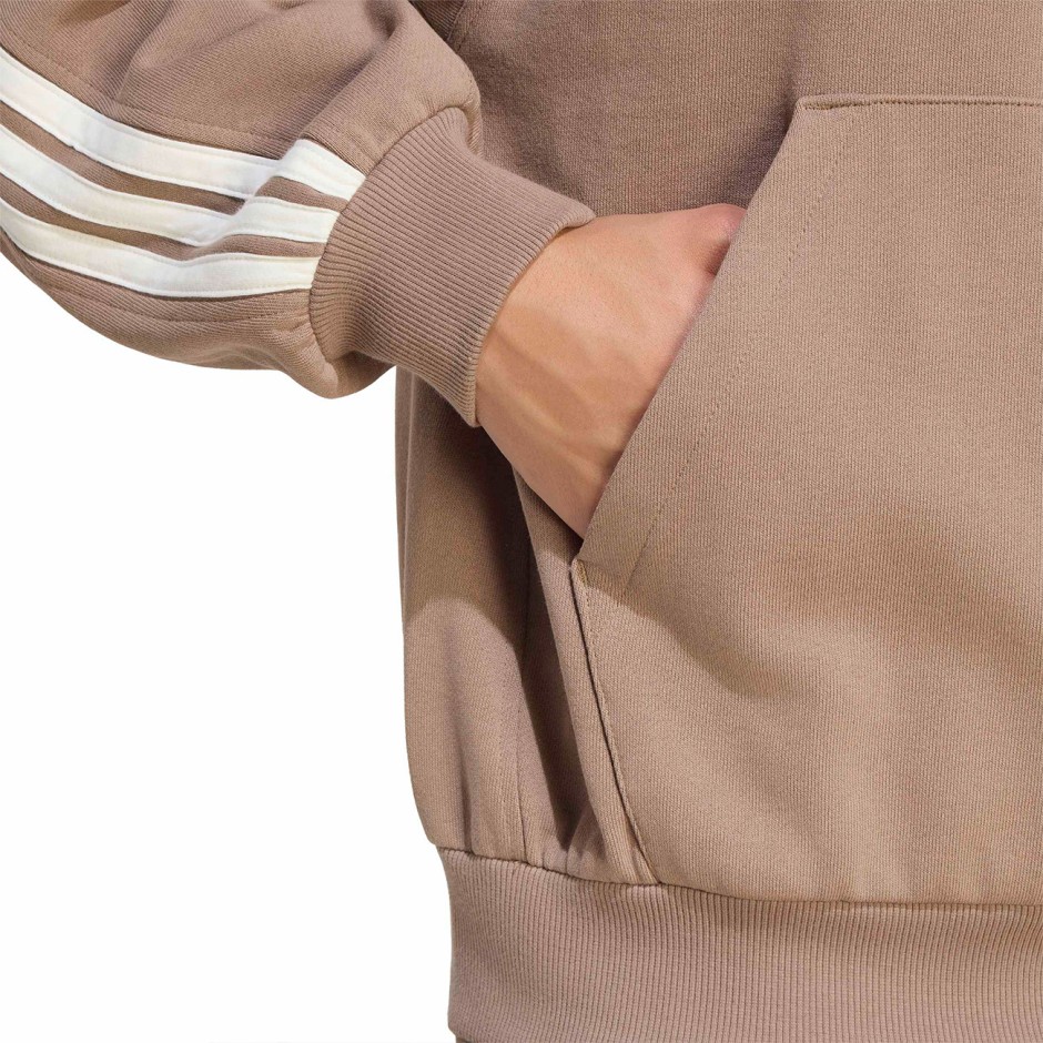 Ανδρικό Φούτερ Χακί - adidas Sportswear KIT 3-Stripes