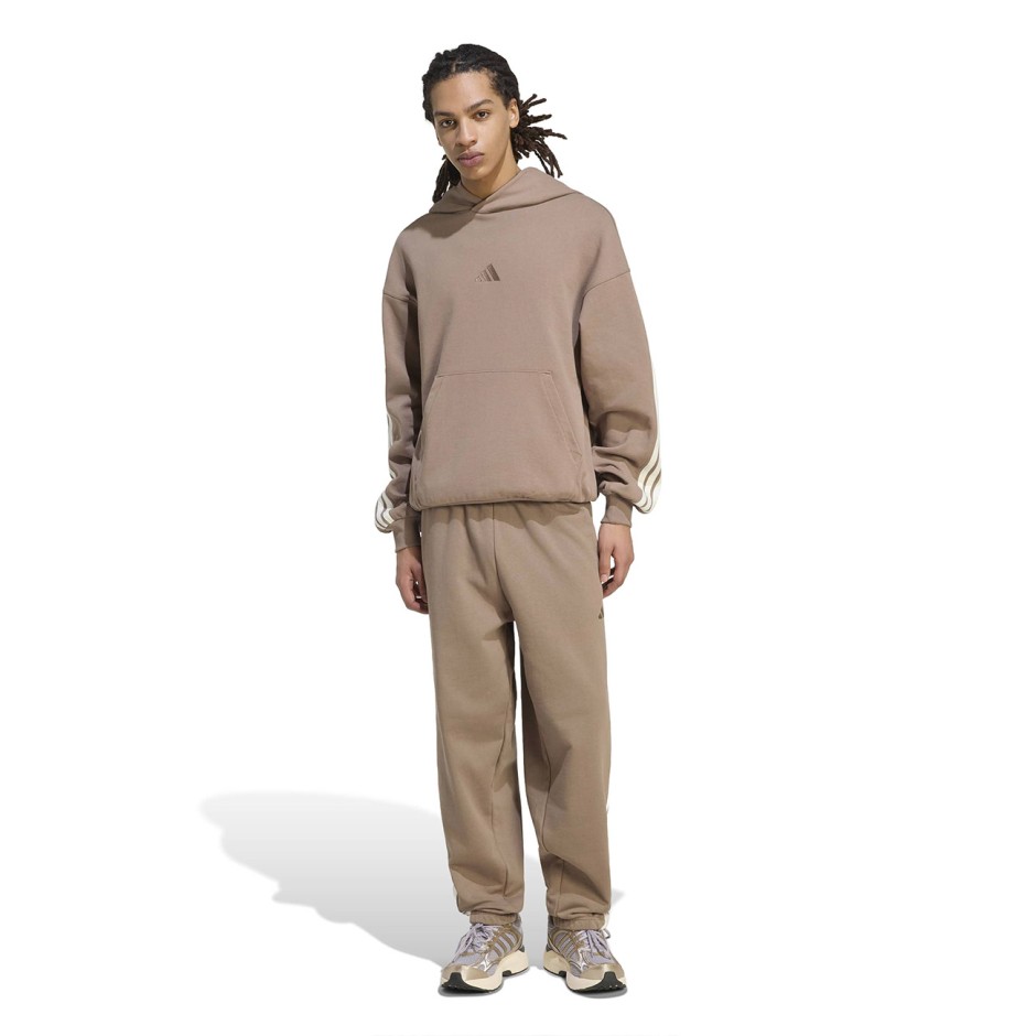 Ανδρικό Φούτερ Χακί - adidas Sportswear KIT 3-Stripes