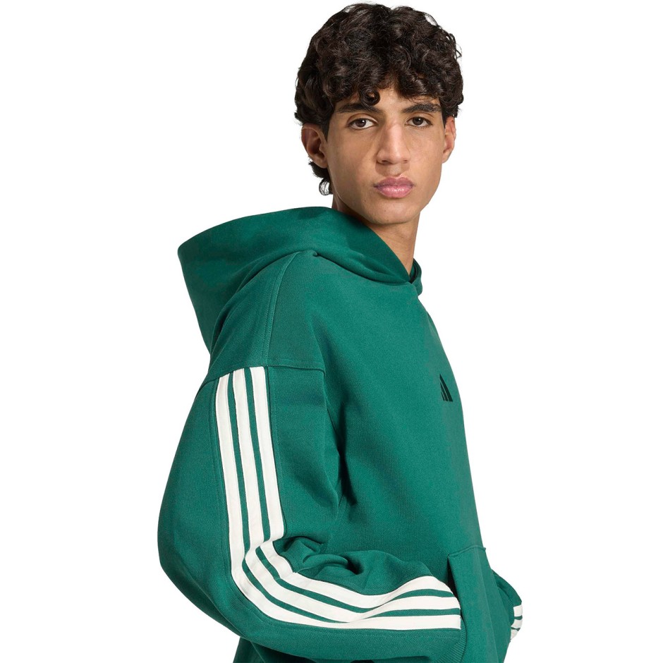 Ανδρικό Φούτερ Πράσινο - adidas Sportswear KIT 3-Stripes