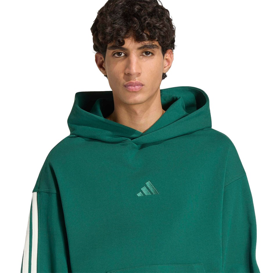 Ανδρικό Φούτερ Πράσινο - adidas Sportswear KIT 3-Stripes