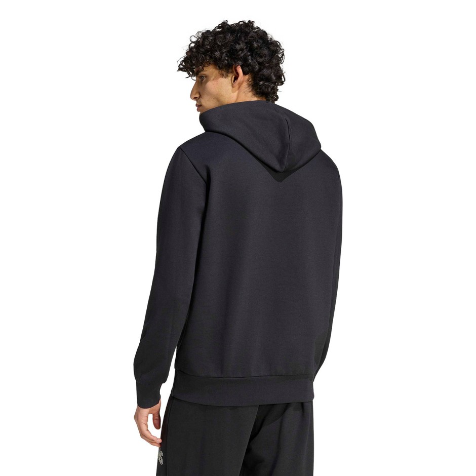 Ανδρικό Φούτερ Μαύρο - adidas Sportswear Collegiate Script Graphic