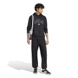 Ανδρικό Φούτερ Μαύρο - adidas Sportswear Collegiate Script Graphic Εικόνα 3