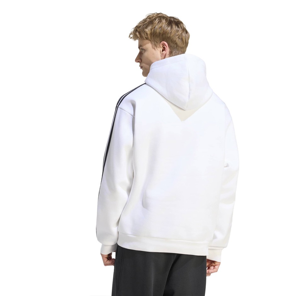 Ανδρικό Φούτερ Λευκό - adidas Sportswear Essentials 3-Stripes Fleece