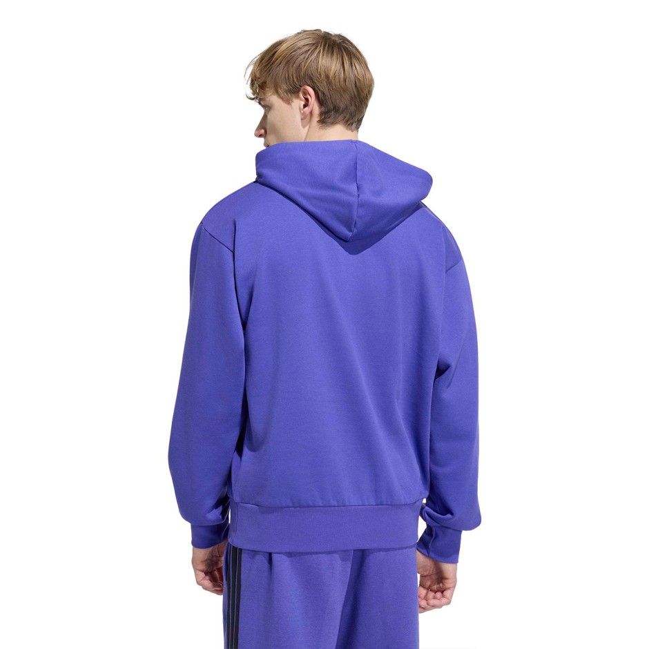 Ανδρικό Φούτερ Μωβ - adidas Sportswear Essentials Feelcozy Fleece